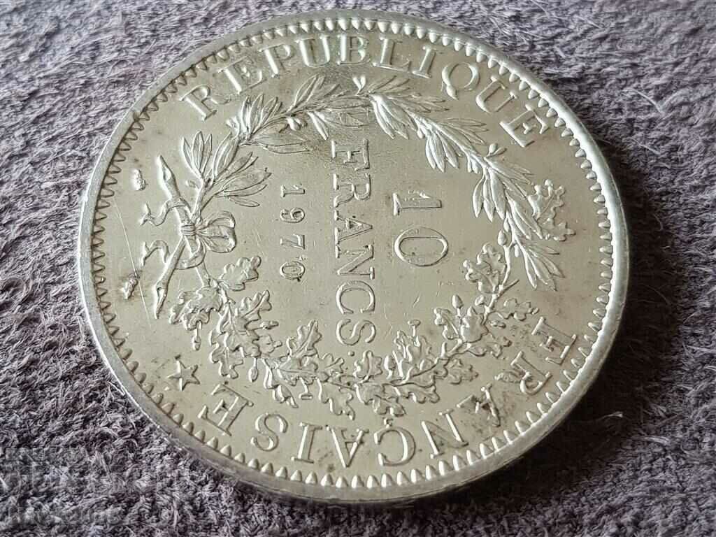 10 φράγκα 1970 Γαλλία ΑΣΗΜΕΝΙΟ Ποιότητα 2 ασημένια νομίσματα με τιμή 85.00 BGN | € 43.46 10 φράγκα 1970 Γαλλία ΑΣΗΜΕΝΙΟ Ποιότητα 2 ασημένια νομίσματα με τιμή 85.00 BGN | € 43.46