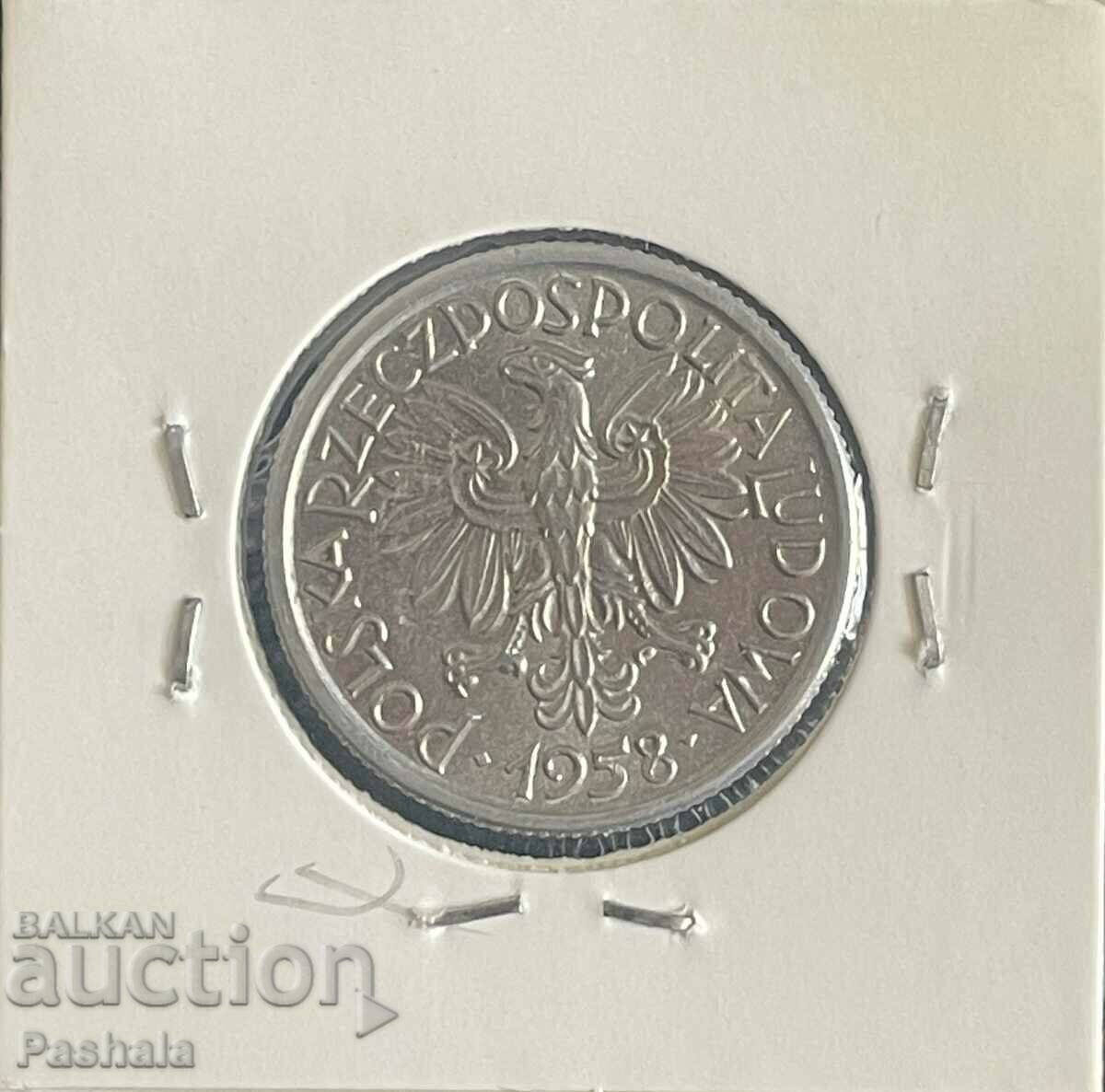 Poland 2 zlotys 1958 with price 5.00 BGN | € 2.56 Poland 2 zlotys 1958 with price 5.00 BGN | € 2.56