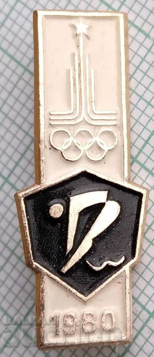 13169 Badge - Olympics Moscow 1980 13169 Badge - Olympics Moscow 1980
