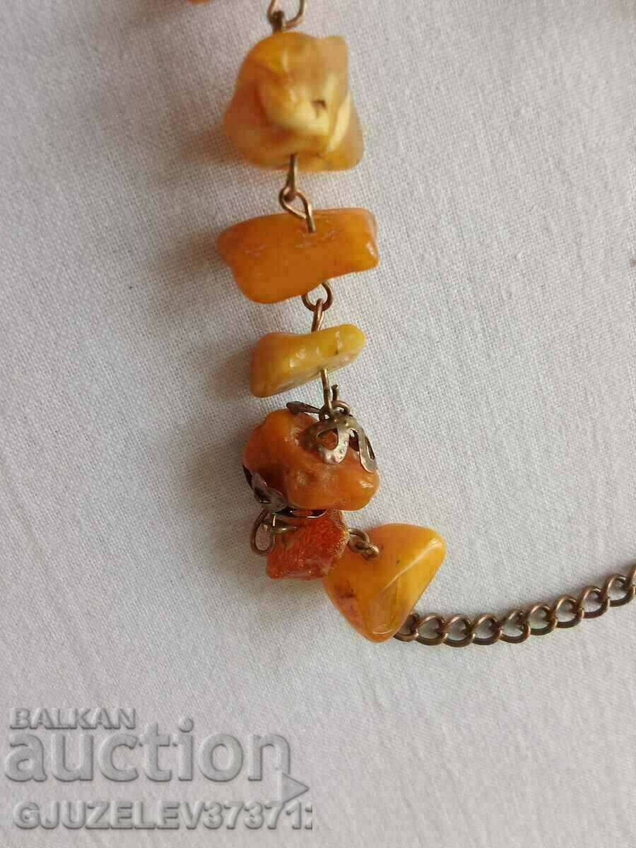 Delivery of Natural amber necklace and earrings