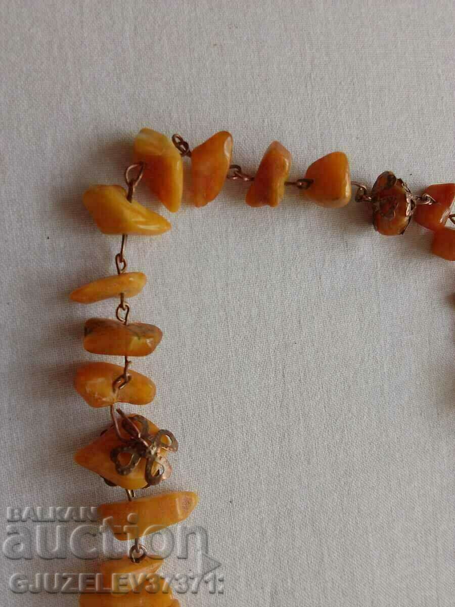 Natural amber necklace and earrings - 5