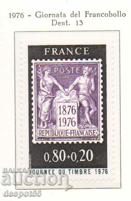 1976. Franţa. Ziua timbrului poștal.