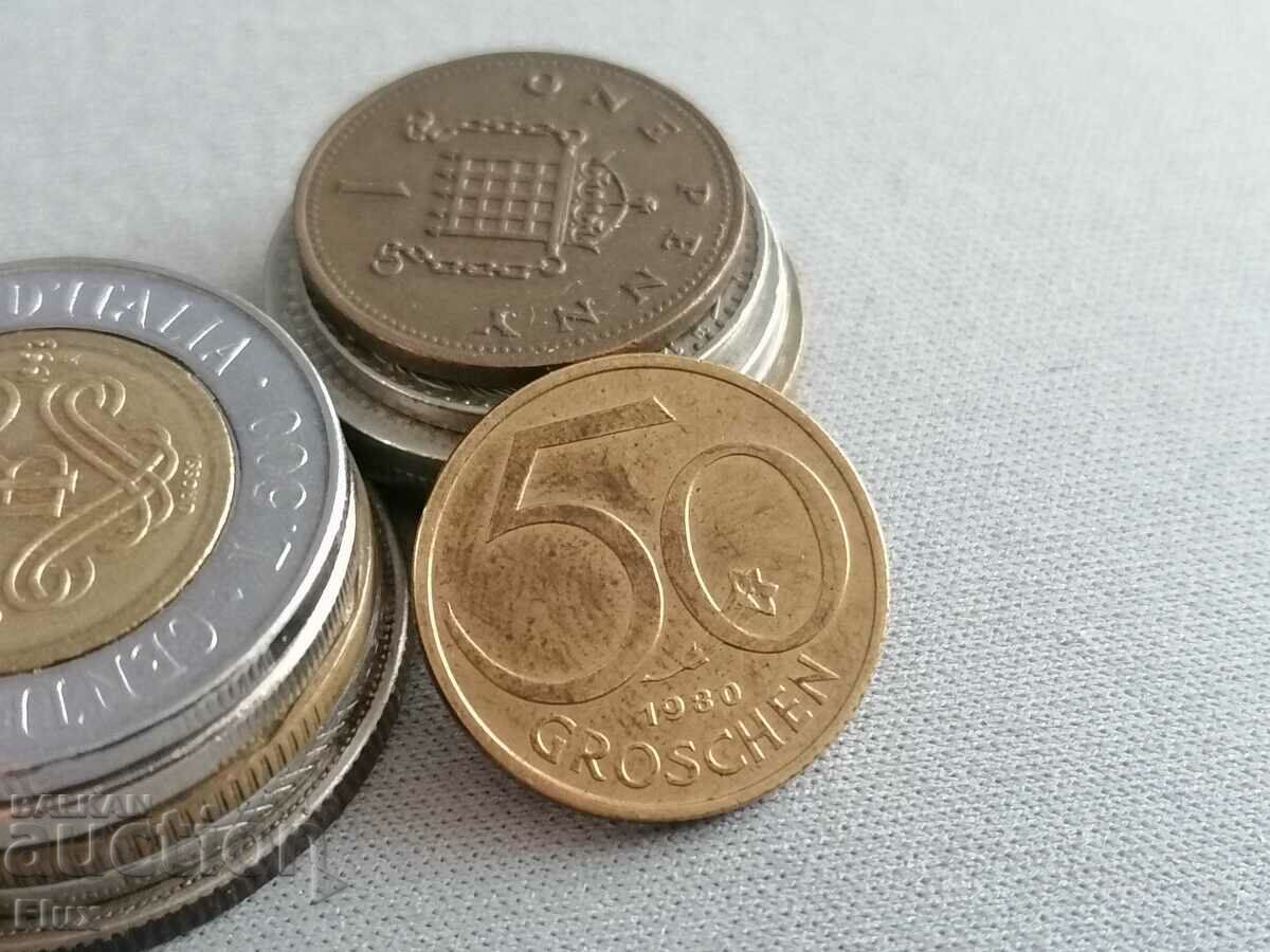 Coin - Austria - 50 Groshis | 1980