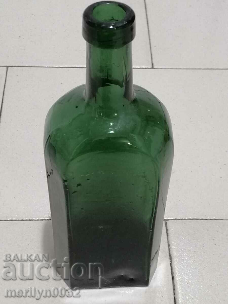 Old bottle of cognac absinthe brandy bottle 0.5 liter 1920s - 7 Old bottle of cognac absinthe brandy bottle 0.5 liter 1920s - 7