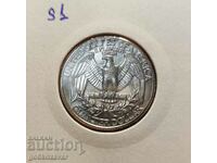 US 25 cents 1992 UNC
