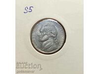 USA 5 cents 1999