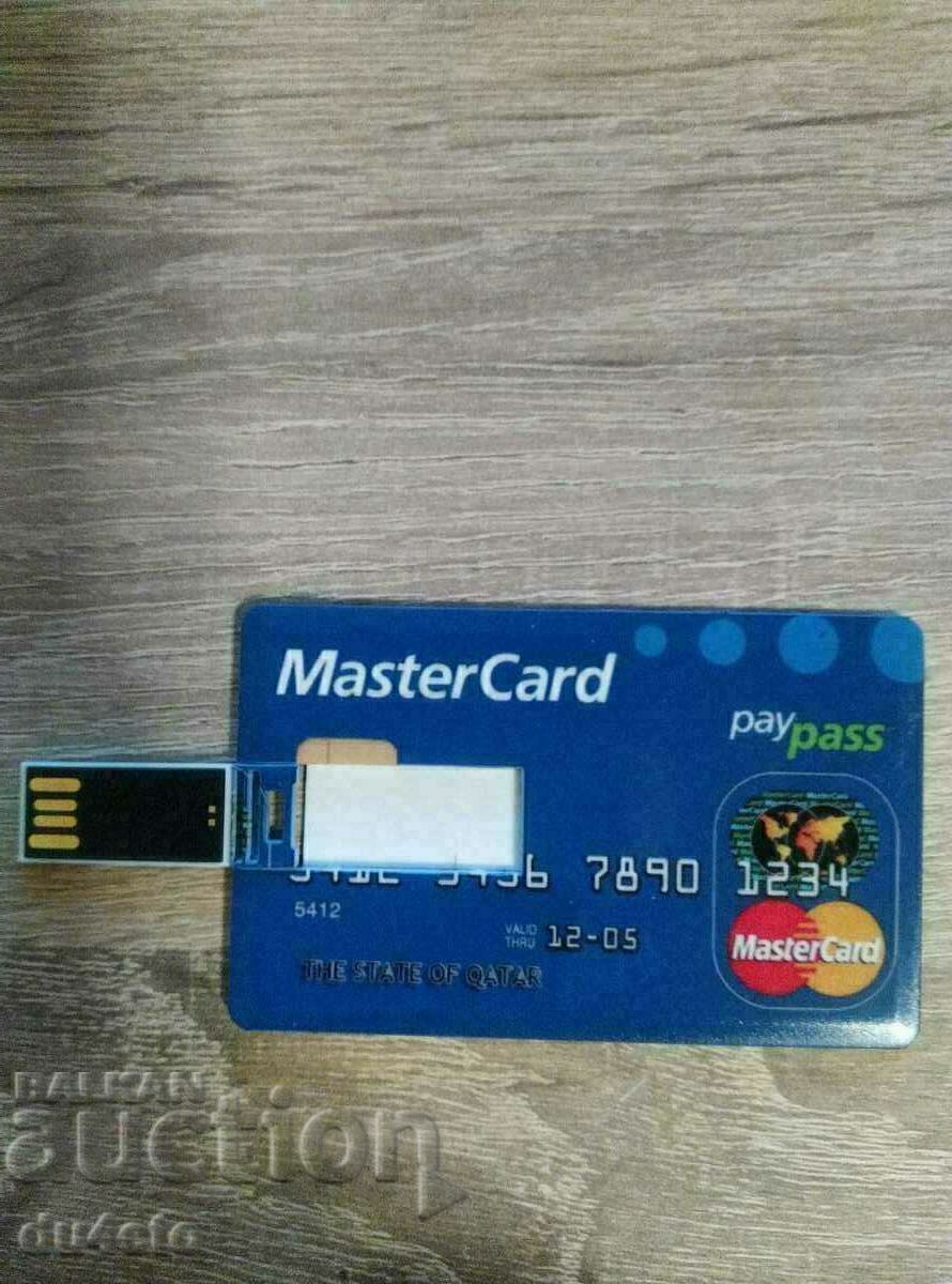 Super thin flash memory USB 2.0 flash drive in the shape of a bank card with price 16.00 BGN | € 8.18 Super thin flash memory USB 2.0 flash drive in the shape of a bank card with price 16.00 BGN | € 8.18