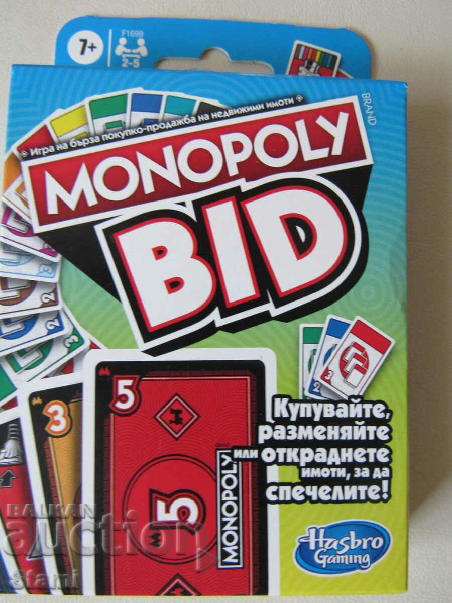 Monopoly Bid board game with price 11.00 BGN | € 5.62 Monopoly Bid board game with price 11.00 BGN | € 5.62