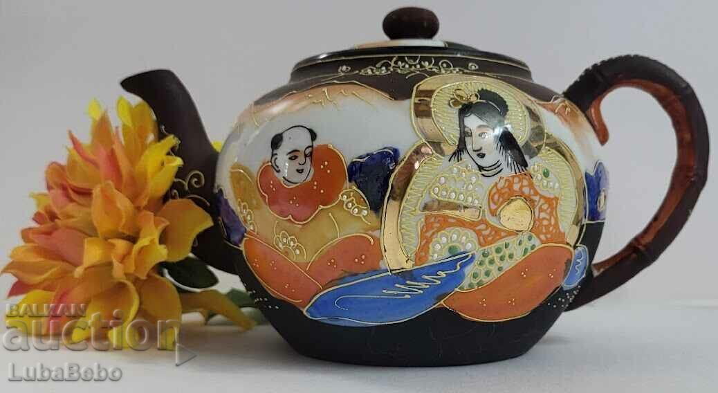 Satsuma Moriage Japanese Porcelain Jug. with price 85.00 BGN | € 43.46 Satsuma Moriage Japanese Porcelain Jug. with price 85.00 BGN | € 43.46