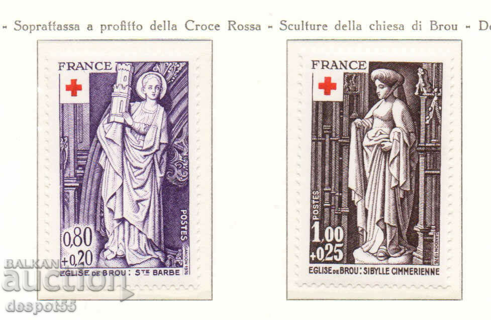 1976. Γαλλία. Ερυθρός Σταυρός.