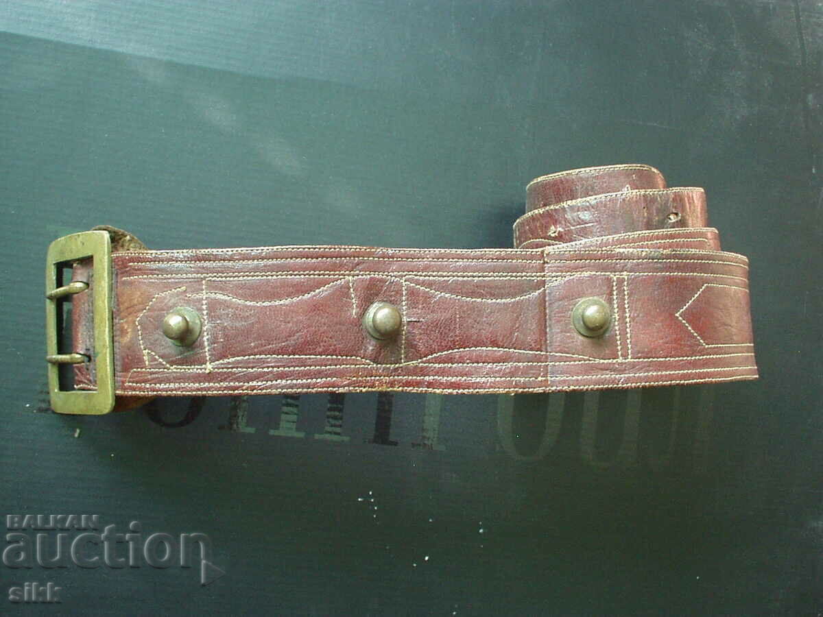 vintage leather belt with price 40.00 BGN | € 20.45 vintage leather belt with price 40.00 BGN | € 20.45