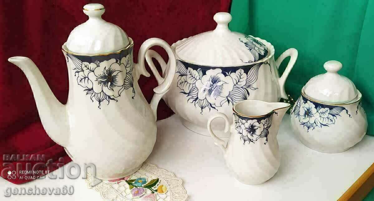 ROW Bulgarian porcelain tureen, jug, sugar bowl, etc. - 5