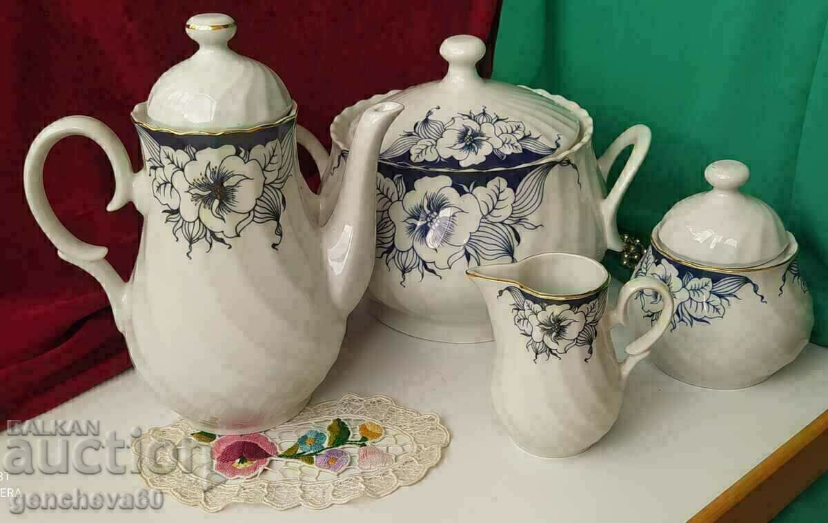 ROW Bulgarian porcelain tureen, jug, sugar bowl, etc. - 6