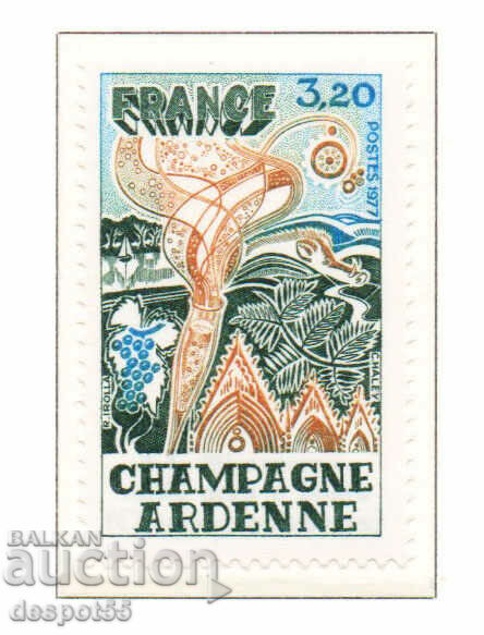1977. Франция. Региони на Франция, Шампан-Арден.