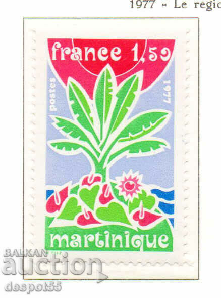 1977. Franţa. Regiunile Franței, Martinica.
