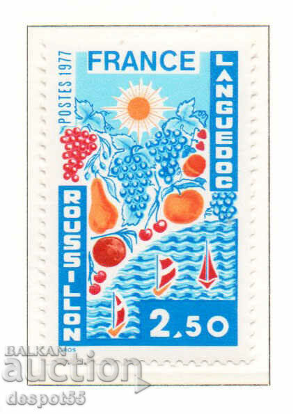 1977. Franţa. Regiunile Franței, Languedoc-Roussillon.