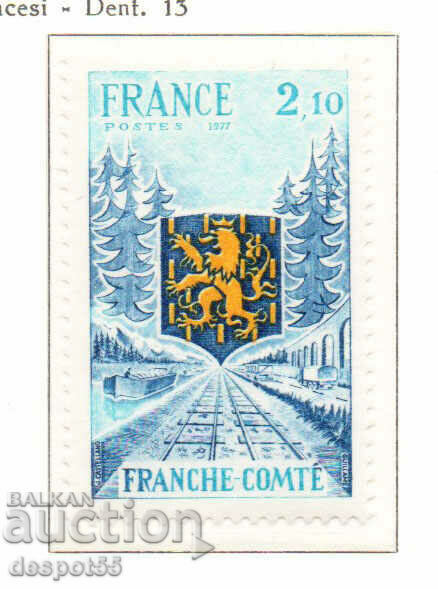 1977. Franţa. Regiunile Franței, Franche-Comté.