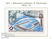 1977. Franţa. Extensiile Portului Dunkerque.