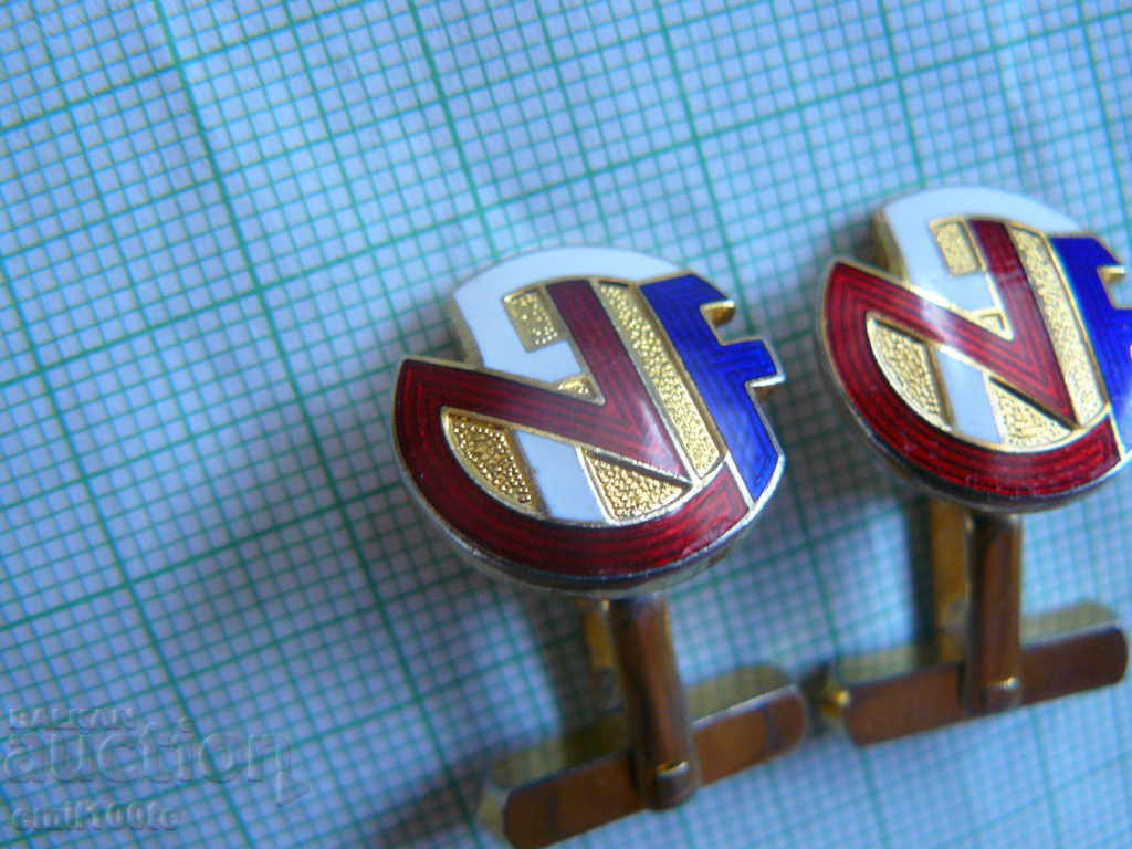 Cufflinks - Buttons Football Federation of Norway with price 12.00 BGN | € 6.14