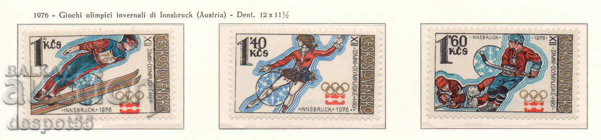 1976. Cehoslovacia. Jocurile Olimpice de iarnă - Innsbruck.