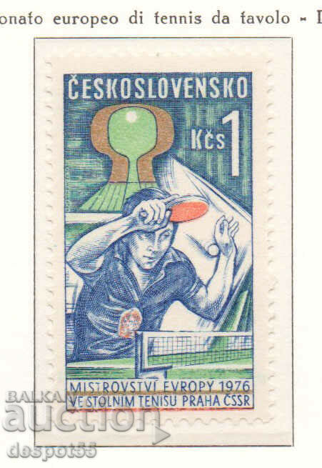 1976. Чехословакия. Организиран тенис на маса в Чехословакия