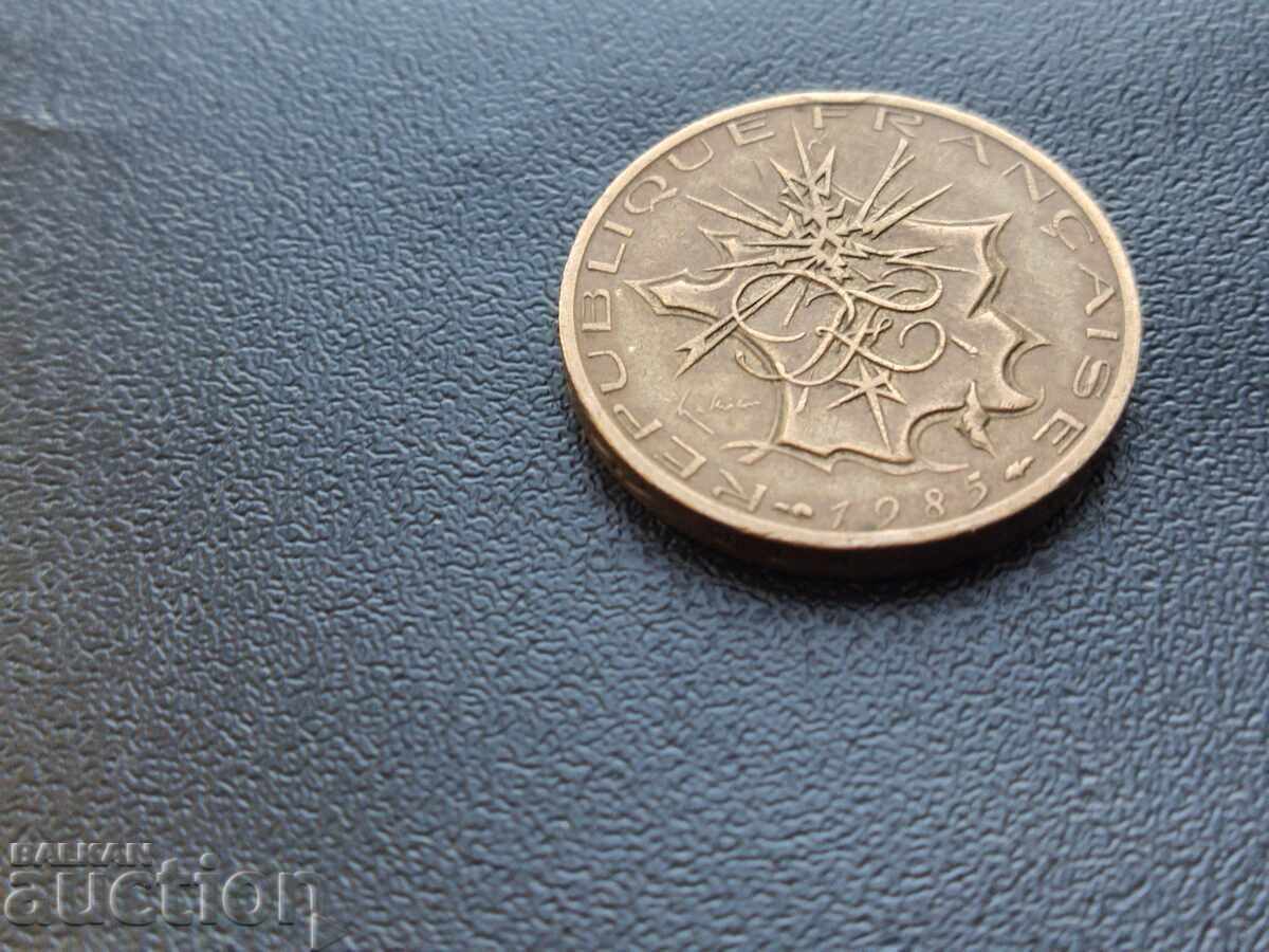 France coin 10 francs from 1985. position "B" RARE - 5 France coin 10 francs from 1985. position "B" RARE - 5