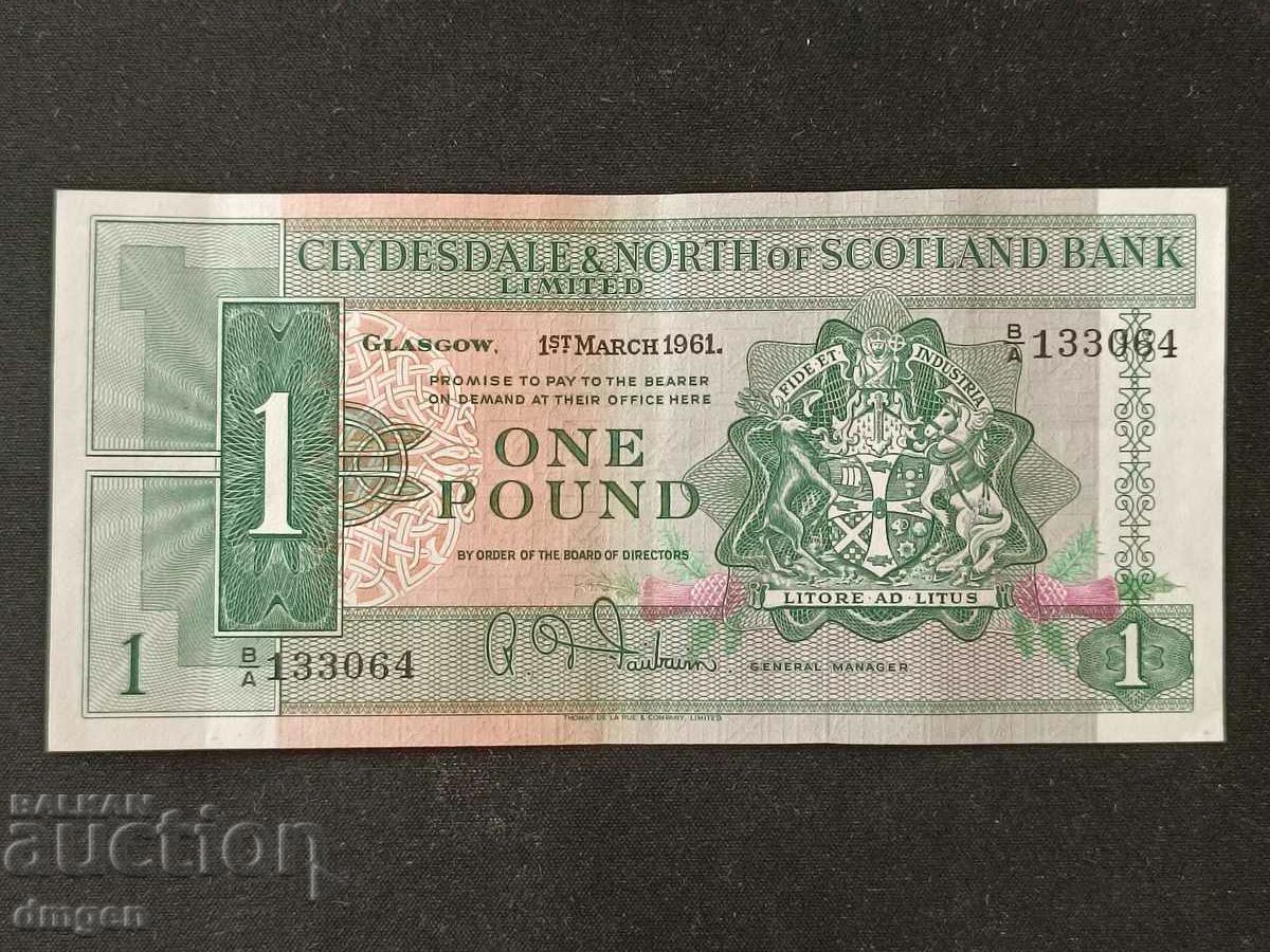 1 liră 1961 Scoția