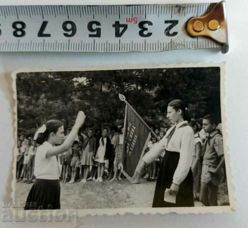 OATH PIONEER TROOP FLAG OLD PHOTO PHOTO with price 25.00 BGN | € 12.78 OATH PIONEER TROOP FLAG OLD PHOTO PHOTO with price 25.00 BGN | € 12.78