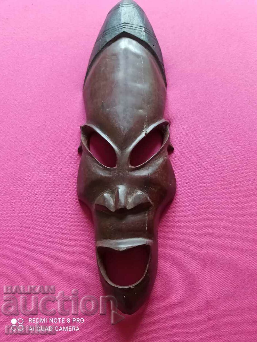 African wooden mask with price 80.00 BGN | € 40.90 African wooden mask with price 80.00 BGN | € 40.90