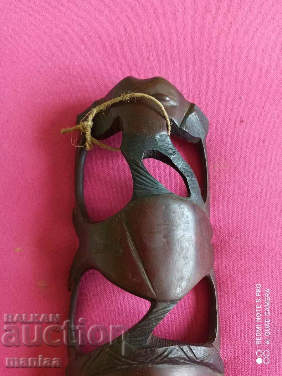 Παράδοση Όμορφη αφρικανική ξύλινη μάσκα Παράδοση Όμορφη αφρικανική ξύλινη μάσκα