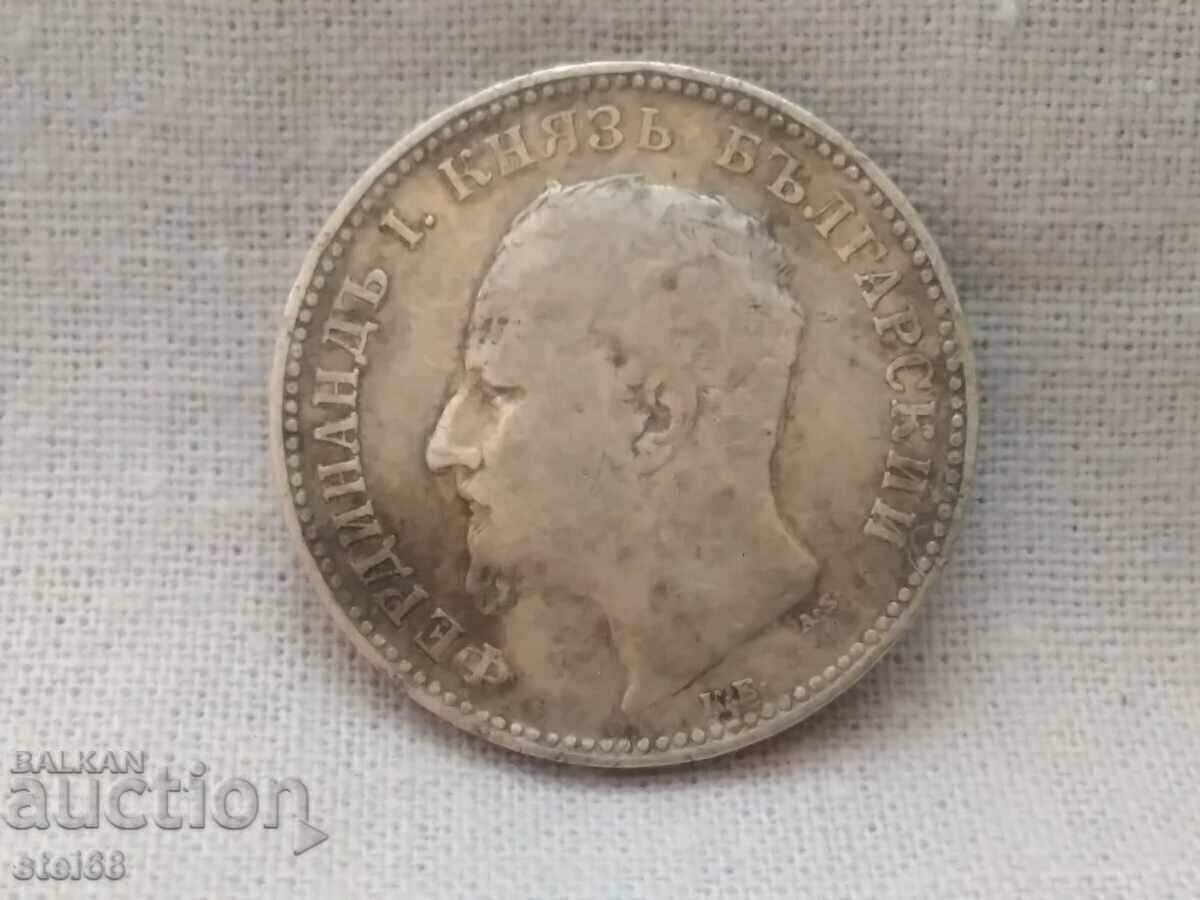 1 ЛЕВА 1891г с цена 40.00 лв. | € 20.45 1 ЛЕВА 1891г с цена 40.00 лв. | € 20.45