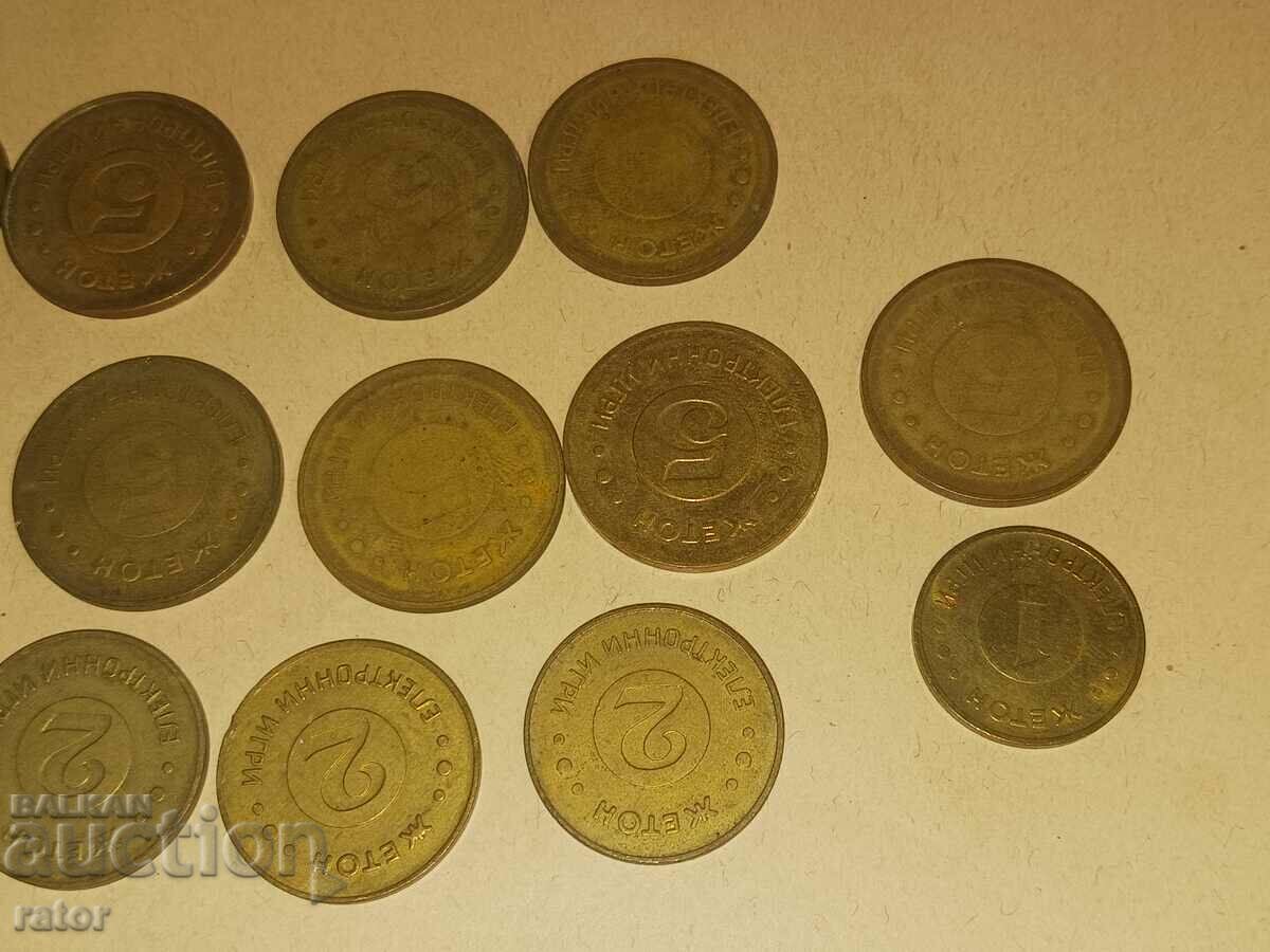 Jeton, jetoane JOCURI ELECTRONICE - 17 piese - 6