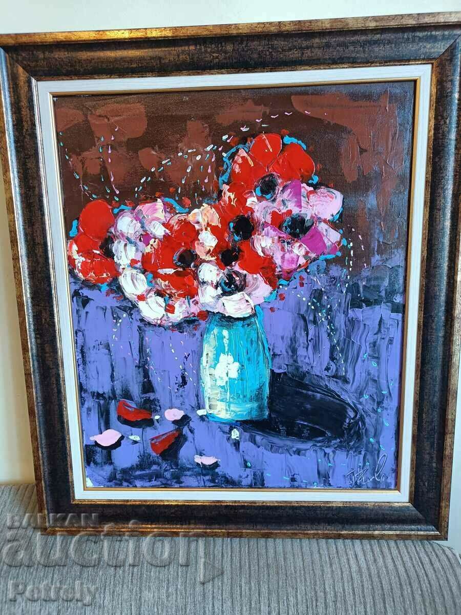 Oil painting with price 320.00 BGN | € 163.61 Oil painting with price 320.00 BGN | € 163.61