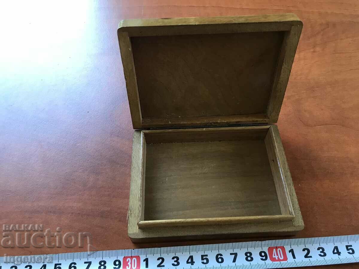 BOX FOR VALUABLES WOOD ANTIQUE HINGED BOX with price 9.00 BGN | € 4.60