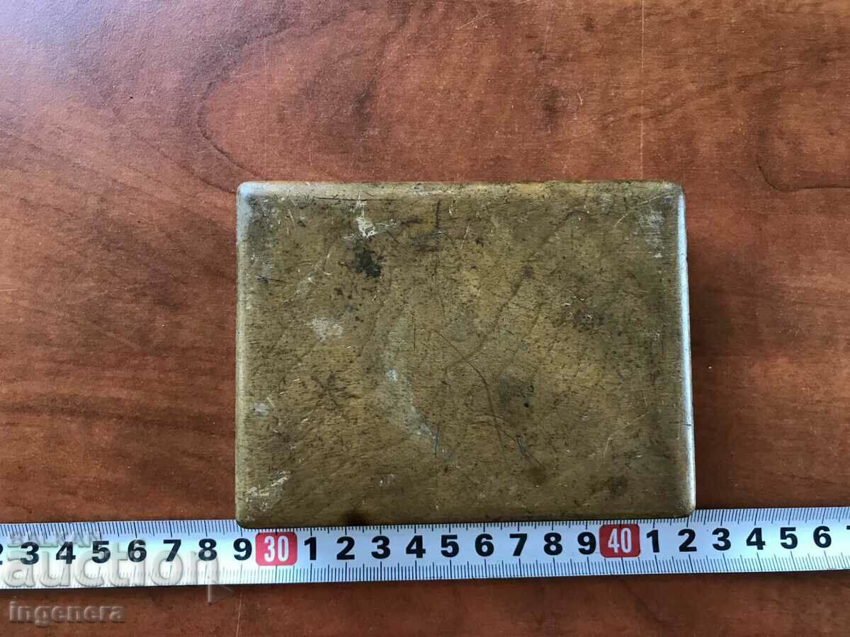 BOX FOR VALUABLES WOOD ANTIQUE HINGED BOX - 5