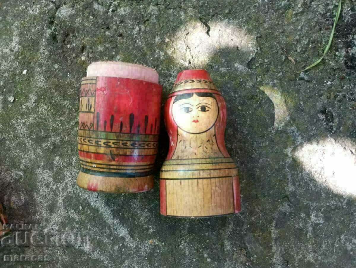 Old wooden matryoshka dolls - 5 Old wooden matryoshka dolls - 5