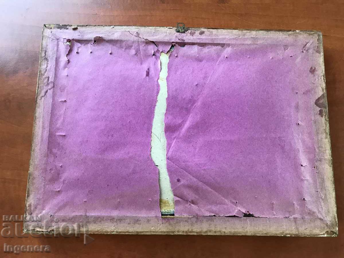 PICTURE WOVEN ON SILK FROM THE 60'S FINE TAPESTRY - 6 PICTURE WOVEN ON SILK FROM THE 60'S FINE TAPESTRY - 6