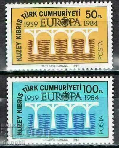 Turkish Cyprus 1984 Europe CEPT (**), series clean unmarked