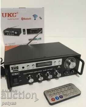 Audio amplifier + Karaoke, BT,FM, USB,MP3,SD UKC-SN-555 with price 47.50 BGN | € 24.29 Audio amplifier + Karaoke, BT,FM, USB,MP3,SD UKC-SN-555 with price 47.50 BGN | € 24.29