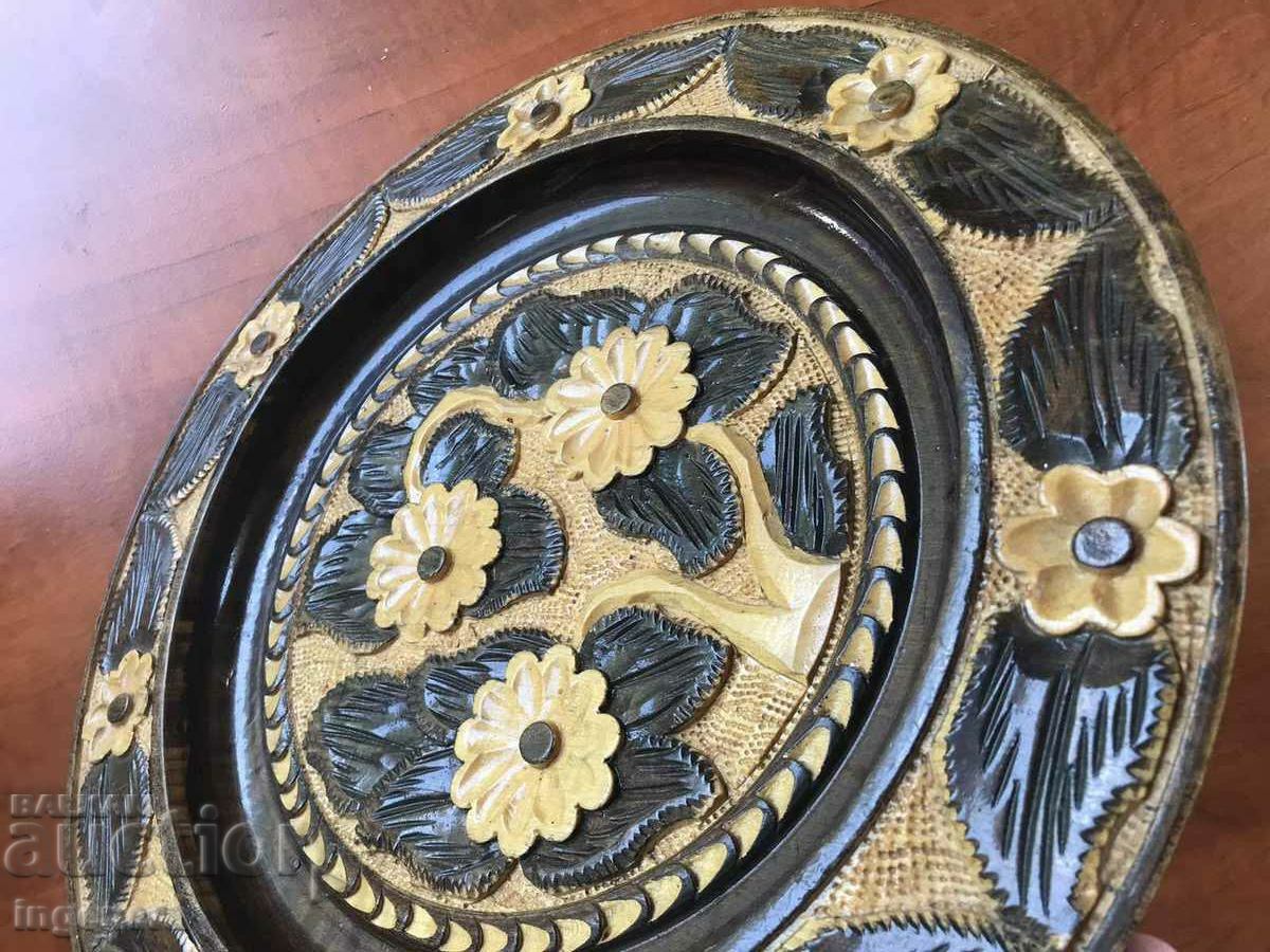 PLATEAU TRAY FRUCTIERA WOOD CARVING PANEL RELIEF BEAUTY - 7 PLATEAU TRAY FRUCTIERA WOOD CARVING PANEL RELIEF BEAUTY - 7