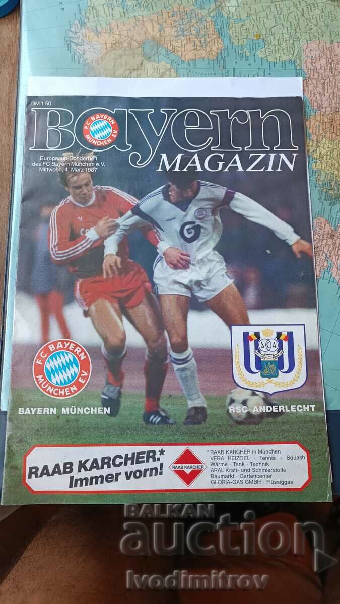 Bayern Magazyn Bayern Munich - RCS Anderlecht 4. Marz 1987