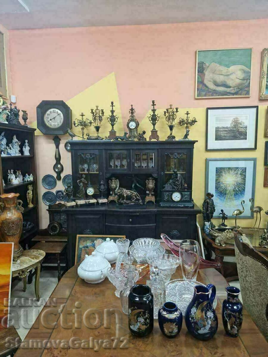 Mare antic cehă cristal bol vază Boemia - 6