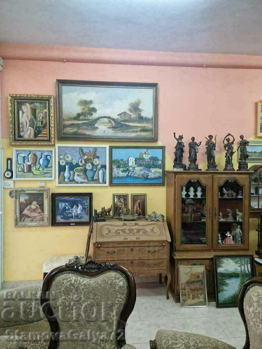 Mare antic cehă cristal bol vază Boemia - 7