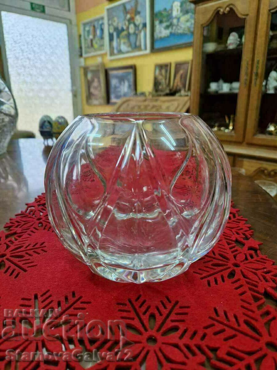 Unique antique German crystal vase bowl- NICHTMANN with price 77.00 BGN | € 39.37 Unique antique German crystal vase bowl- NICHTMANN with price 77.00 BGN | € 39.37