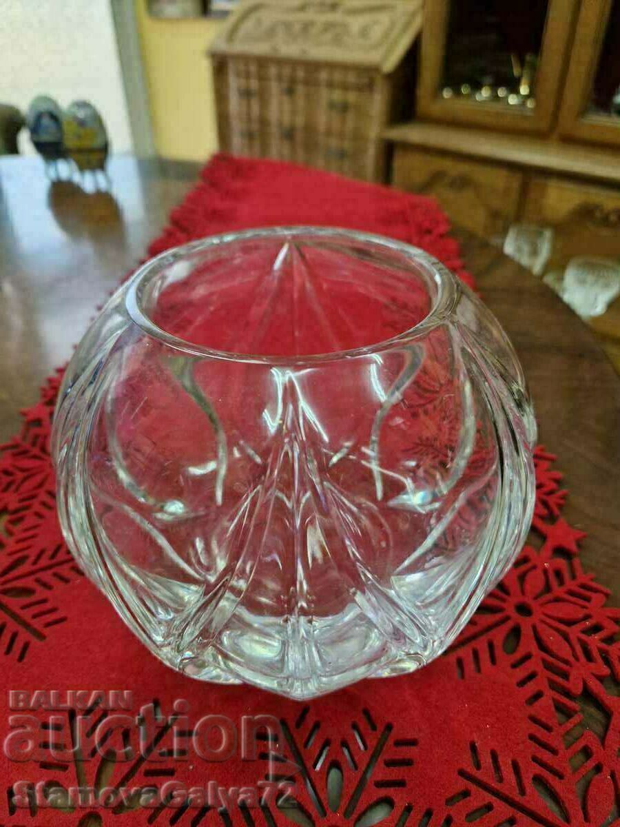 Delivery of Unique antique German crystal vase bowl- NICHTMANN Delivery of Unique antique German crystal vase bowl- NICHTMANN