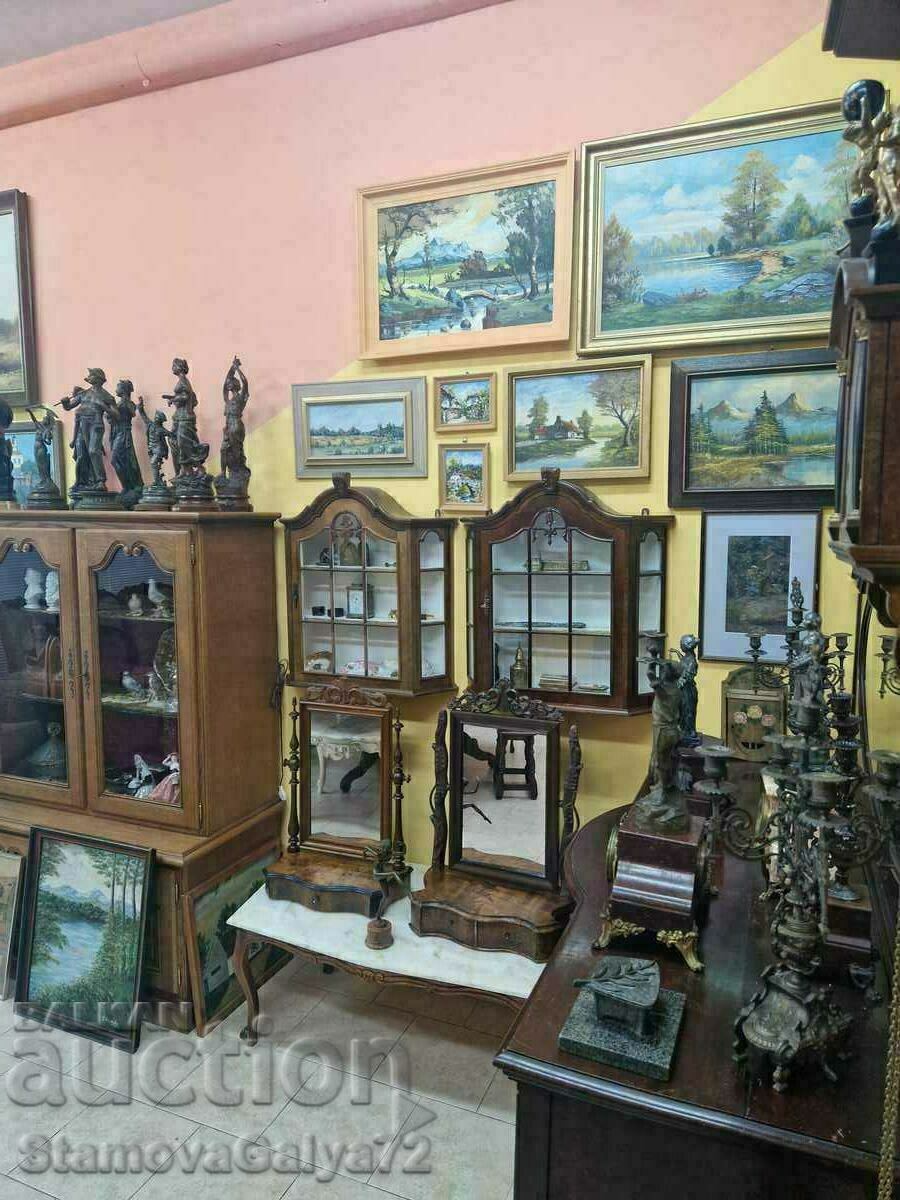 Уникална антикварна немска кристална ваза купа- NICHTMANN - 6 Уникална антикварна немска кристална ваза купа- NICHTMANN - 6