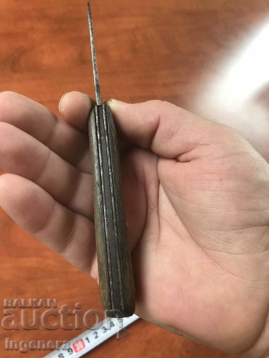 KNIFE LEG FOLDABLE BLADE WITH WOODEN EDGES - 5 KNIFE LEG FOLDABLE BLADE WITH WOODEN EDGES - 5