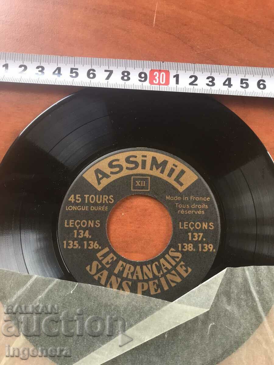 12 RECORD ALBUM WITH FRENCH LANGUAGE LESSONS - 5 12 RECORD ALBUM WITH FRENCH LANGUAGE LESSONS - 5