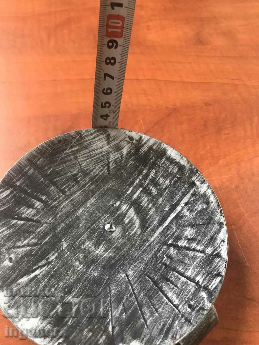 CANDLESTICK METAL WITH A WIDE PERIPHERY - 6 CANDLESTICK METAL WITH A WIDE PERIPHERY - 6