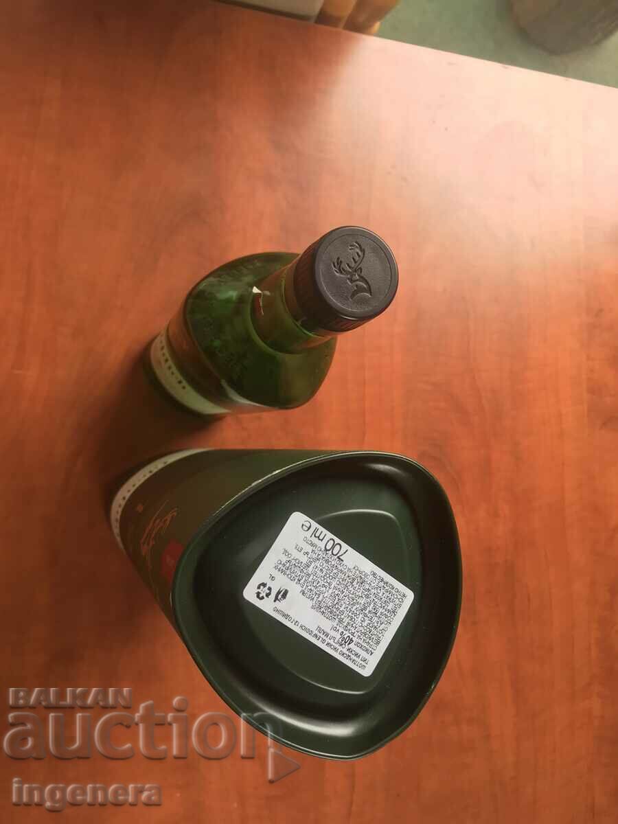 WHISKEY BOTTLE AND BOX - 5 WHISKEY BOTTLE AND BOX - 5